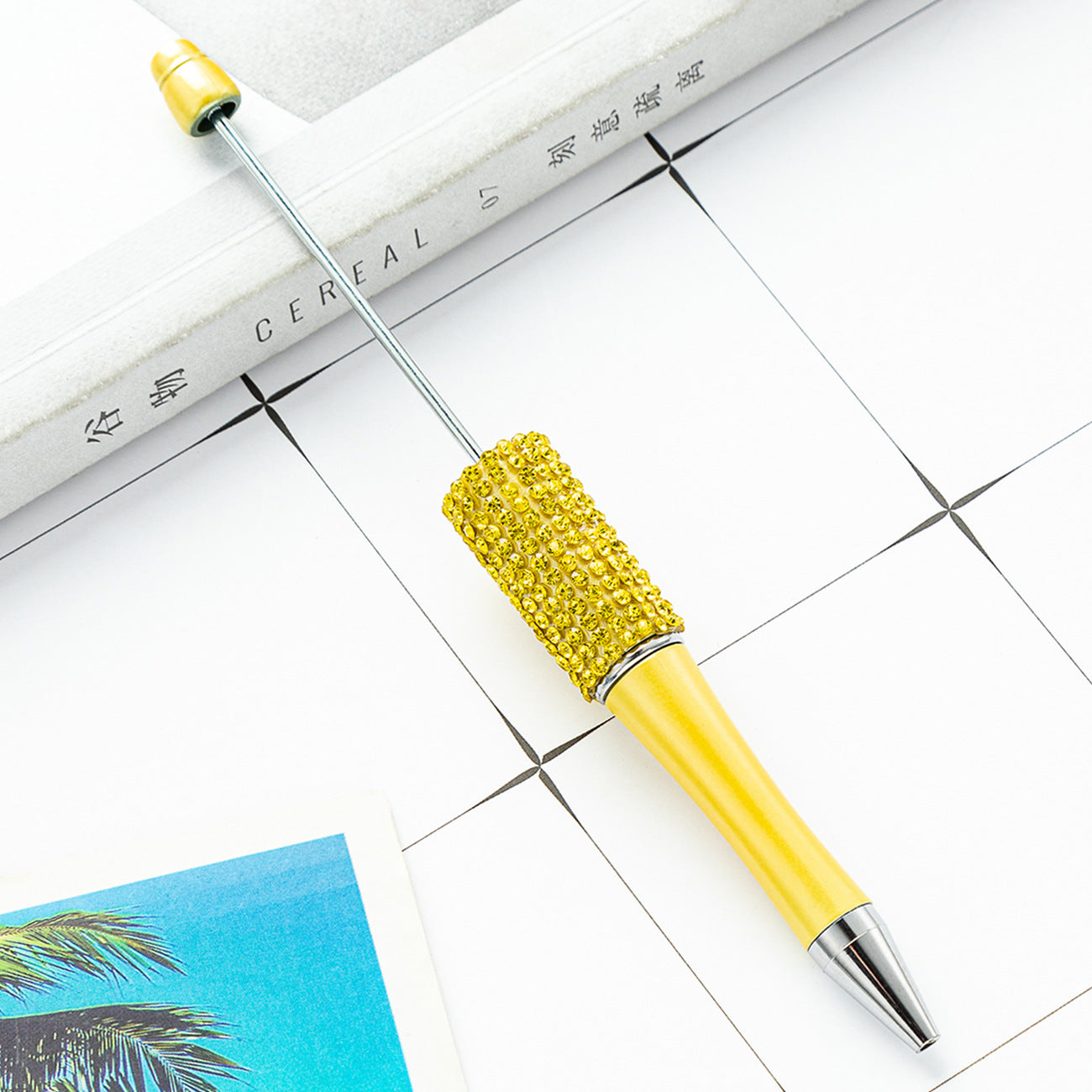 Wholesale Beadable Pens Rhinestone Pens Plastic Handmade Diamond Pen